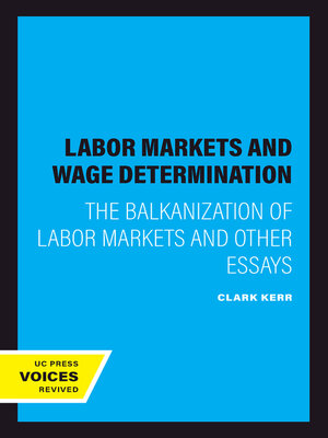 cover image of Labor Markets and Wage Determination